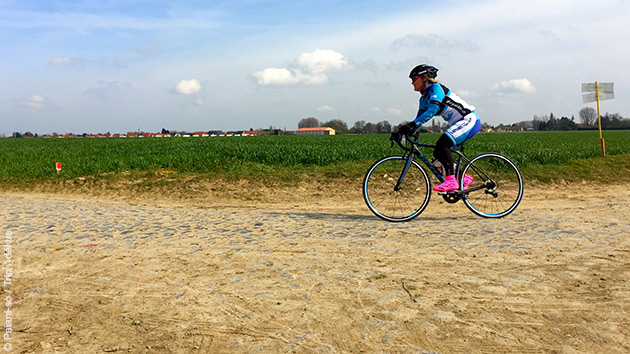 Un séjour encadré par un ancien coureur cycliste professionnel sur le Paris Roubaix