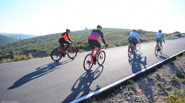 Un séjour vélo de route idéale à Peniscola en Espagne pour débuter l'année cyclo