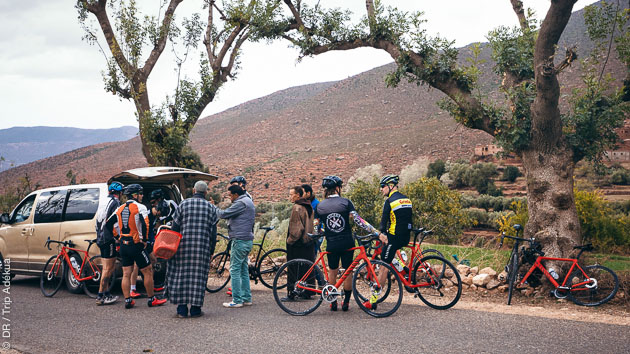 Une aventure à vélo entre le Maroc et la France, avec un véritable encadrement tout au long du parcours