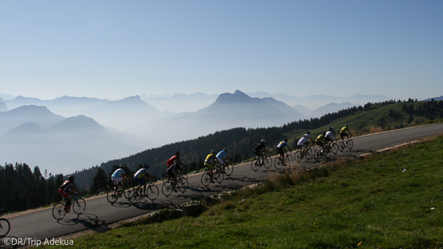 Vélo de route sur les plus beaux itinéraires des Alpes à Annecy