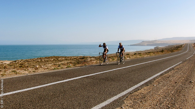 Séjour vélo de route sur la côte marocaine et dans l'Atlas