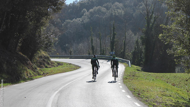 Stage vélo de route en Catalogne